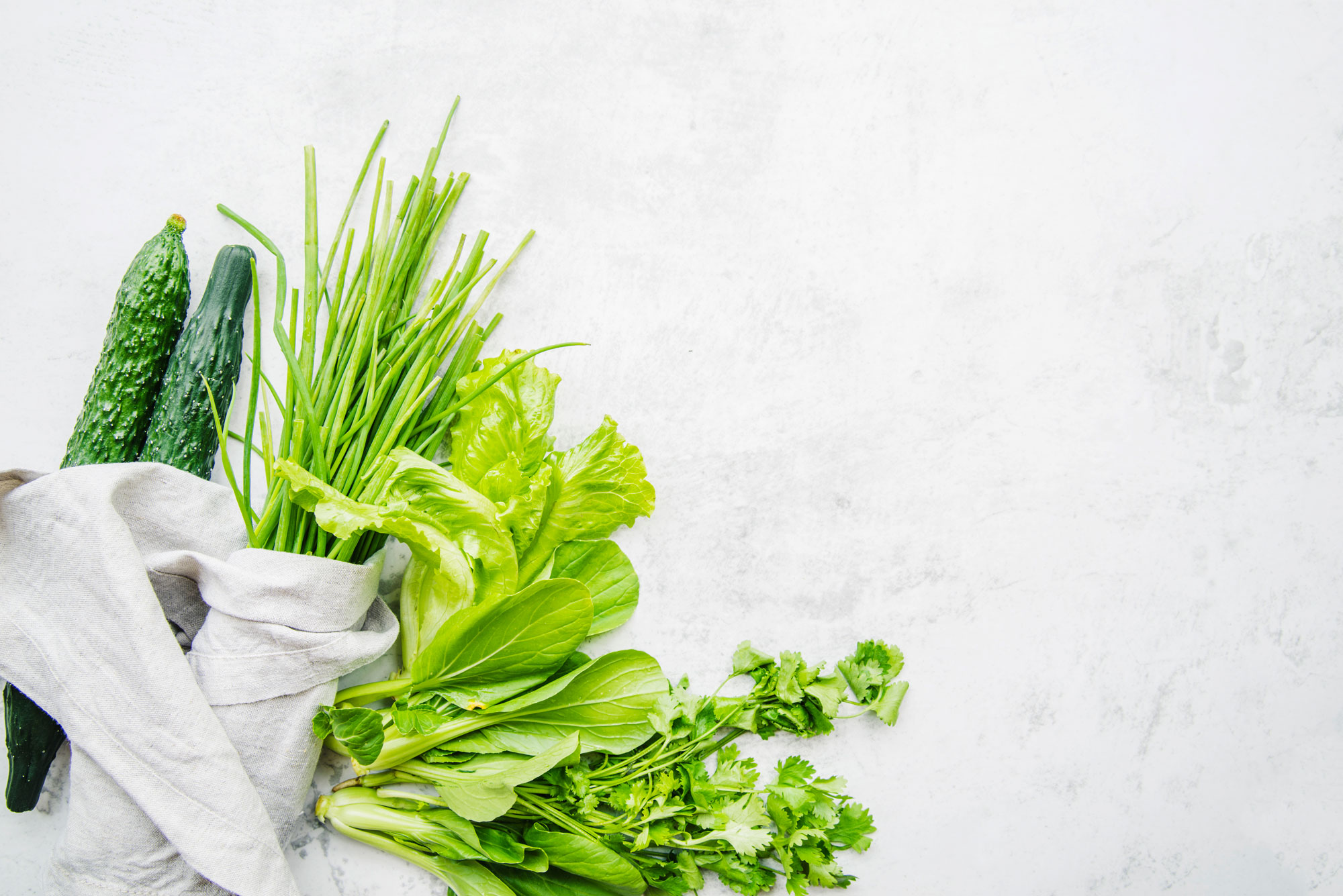 Close-up of fresh green vegetables